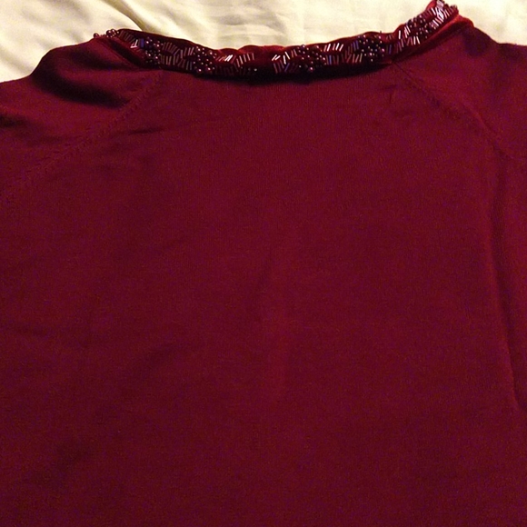 Free with any purchase Women's Sybelle sequin boatneck sweater - Picture 3 of 7